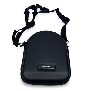 Bose QuietComfort 3 QC3 Acoustic Noise Cancelling Headphones Case Black Strap